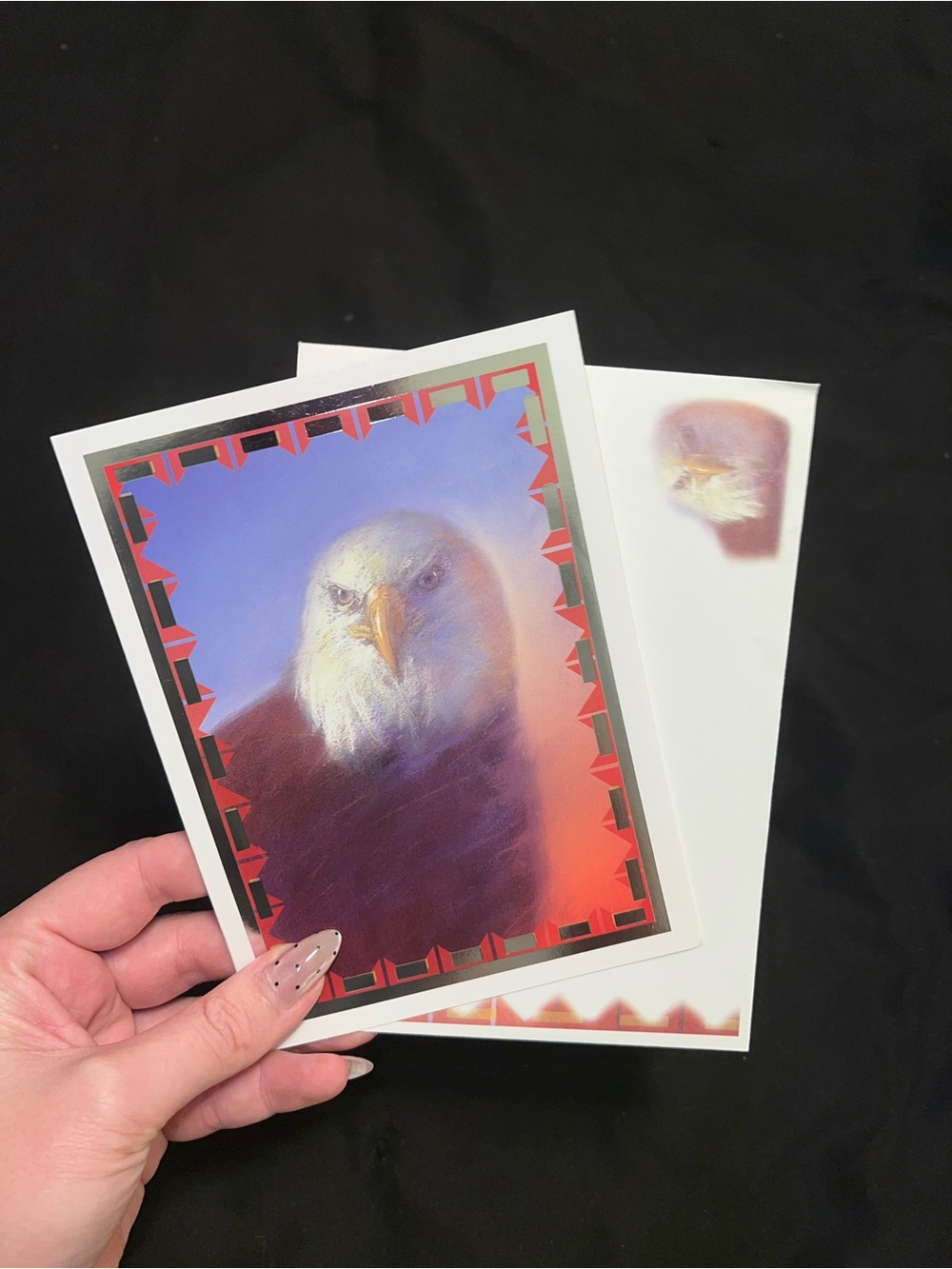 Eagle Blank Greeting Card